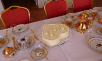 Herz-Hochzeits-Torte